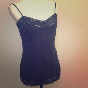 Lace trimmed camisole